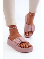 Dámské Pěnové Žabky Na Platformě S Big Star Růžové model 21654877 - Big Star Shoes