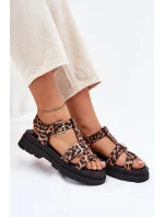 Dámské sandály z eko kůže s přezkami model 21699606 - Boto Dámské sandály z eko kůže s přezkami model 21699606 - Boto
