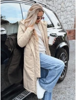 Dámská zimní bunda ISLA béžová FashionStreet TY3211