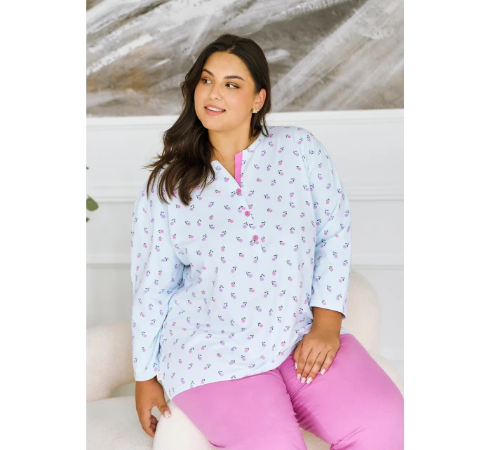 Taro Yolanda 3462 dlouhé/r 2XL-4XL Z25/26 dámské pyžamo