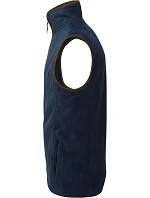Premier PR 803 Pánská fleecová vesta "Artisan" 39.0803 navy/brown Premier PR 803 Pánská fleecová vesta "Artisan" 39.0803 navy/brown