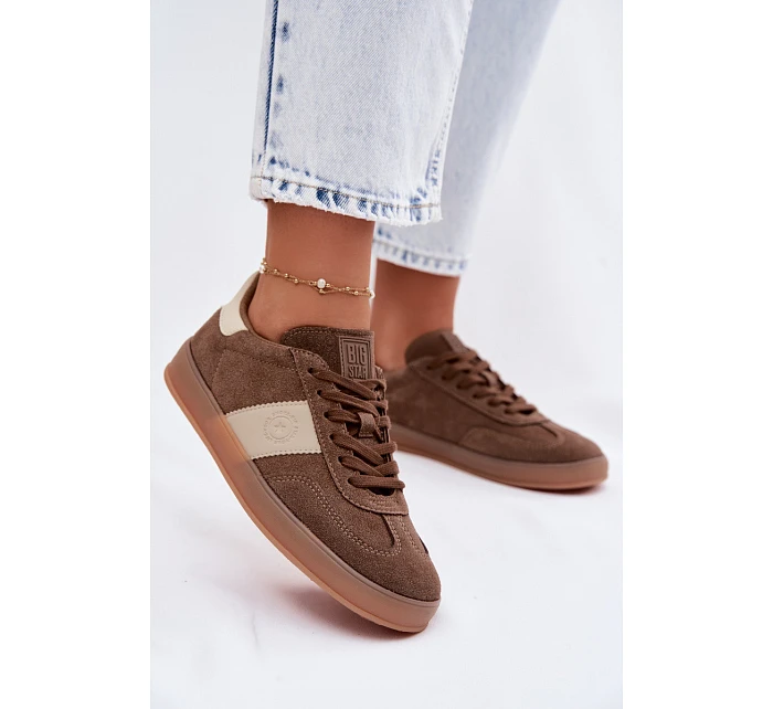 Dámské tenisky Big Star model 22100888 hnědé - Big Star Shoes