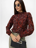 Bluzka model 22340987 bordowy - FPrice Bluzka model 22340987 bordowy - FPrice