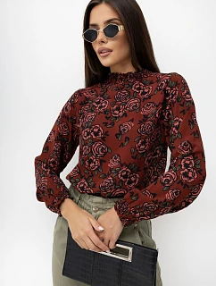 Bluzka model 22340987 bordowy - FPrice
