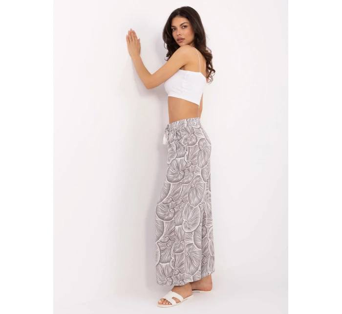 Kalhoty D73771M62237F béžové Kalhoty D73771M62237F béžové