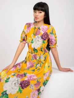 Šaty LK SK 507564.36P tmavě žlutá