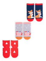 Dětské vánoční ponožky 3Pack model 17962131 Multicolour - Yoclub