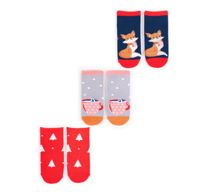 Dětské vánoční ponožky 3Pack model 17962131 Multicolour - Yoclub