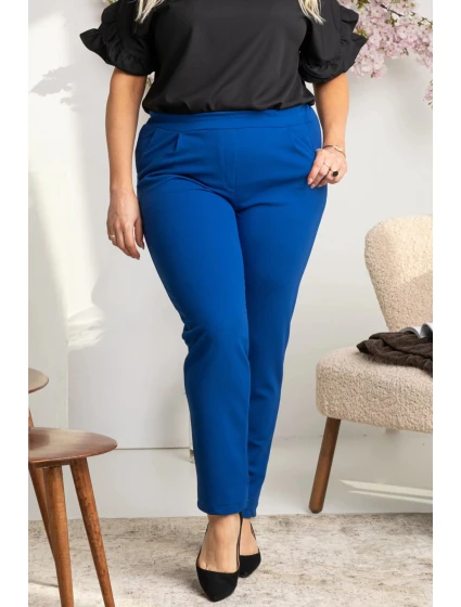 Dámské kalhoty  modrá  model 18201517 - Karko
