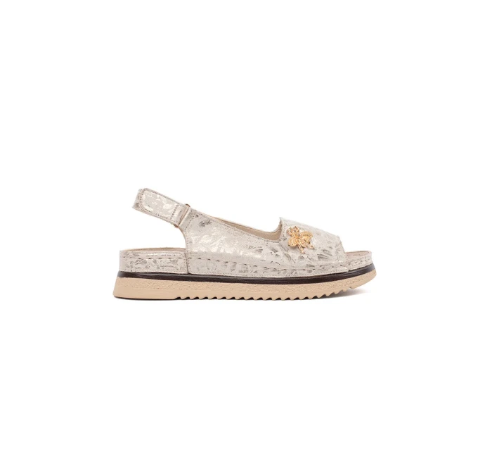 Designové sandály Jasnobeżowy dámské platforma Designové sandály Jasnobeżowy dámské platforma