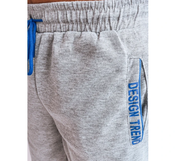 FashionStreet pánské světle šedé teplákové kraťasy SX2223