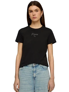 Dámské tričko ESS Script Tee černé model 22063458 01 - Puma