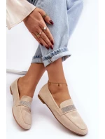 Dámské mokasíny s v béžové barvě model 21643349 - Boto Dámské mokasíny s v béžové barvě model 21643349 - Boto