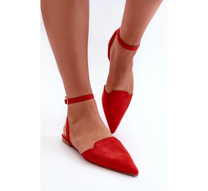 Šněrovací z se  červené model 21666749 - Boto