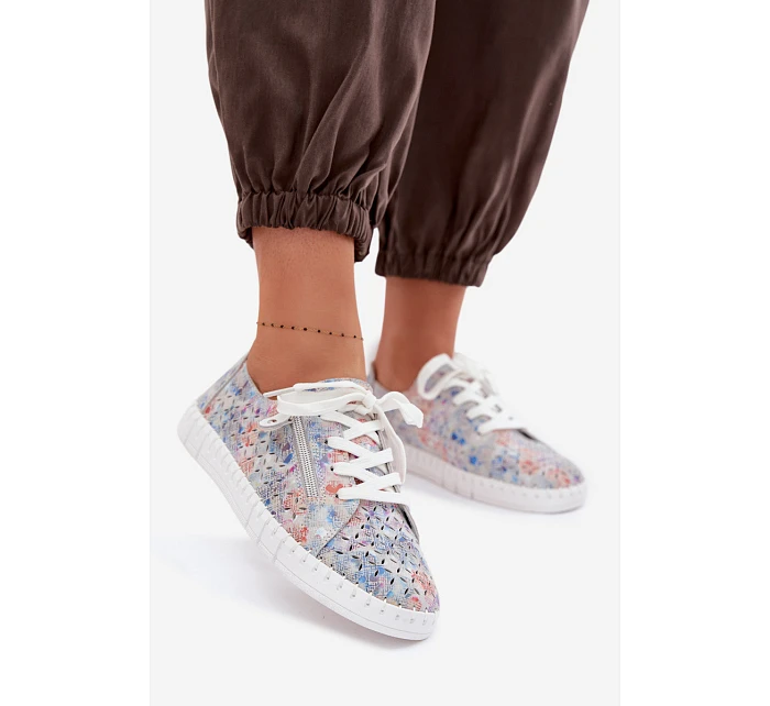 Odkryté polobotky z přírodního semiše stříbrné Kamelia Odkryté polobotky z přírodního semiše stříbrné Kamelia