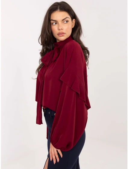 Koszula IT KS model 21795616 bordowy - FPrice Koszula IT KS model 21795616 bordowy - FPrice