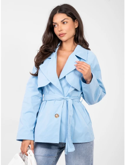 Kabát IT EN FL10069.65 světle modrý