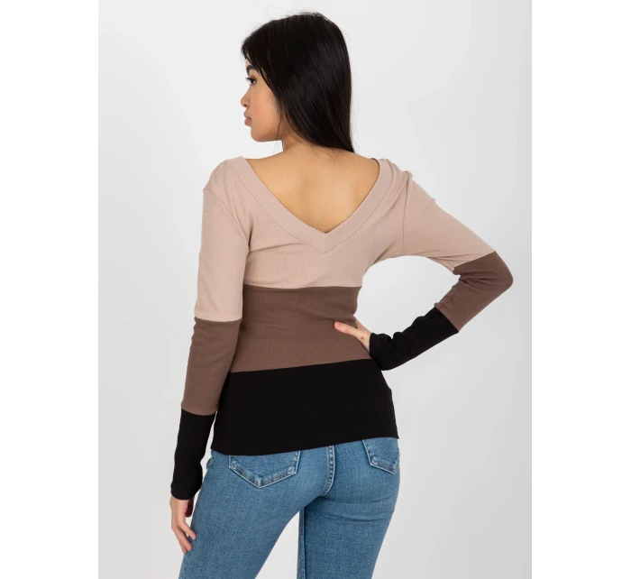 Halenka RV BZ 8429.31P černá a béžová