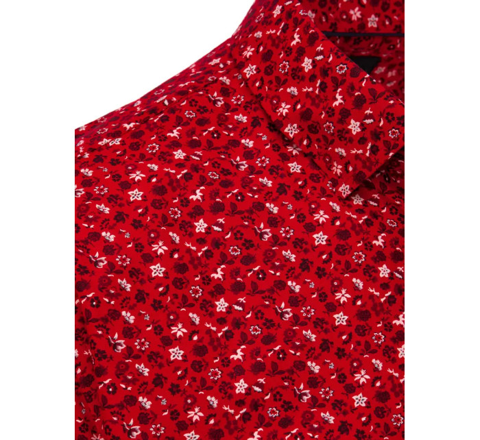 Pánská červená košile Dstreet DX2410