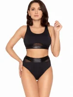 Dámské dvoudílné plavky S48 černé - Self
