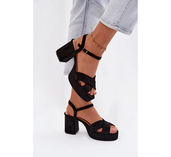 Sandály na podpatku  model 226332 Step in style