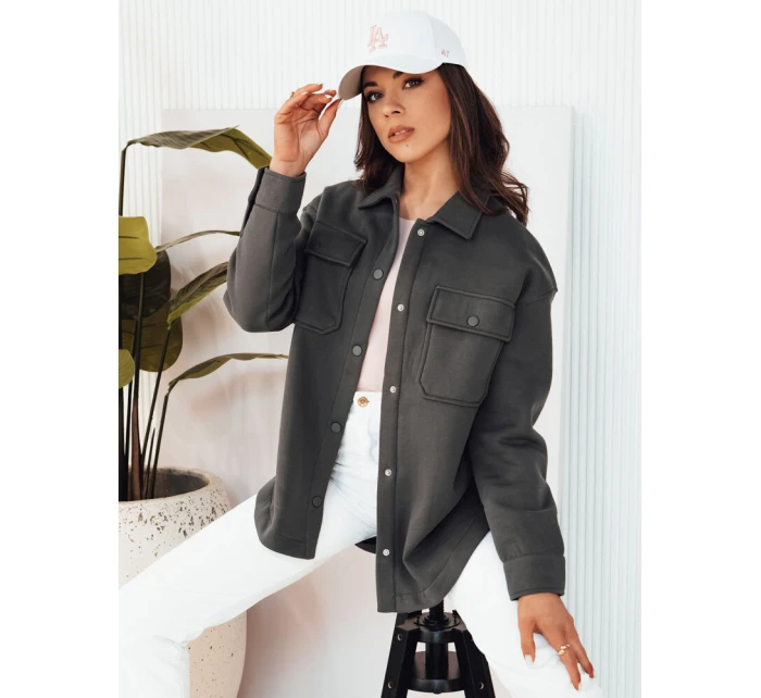 Dámská přechodová bunda VELARA graphite FashionStreet TY4300 Dámská přechodová bunda VELARA graphite FashionStreet TY4300