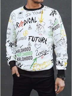 Pánská bílá mikina Dstreet model 21978890 - FashionStreet