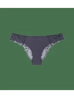 Dámské kalhotky Wild Peony Florale Brazilian tmavě šedé - Triumph Dámské kalhotky Wild Peony Florale Brazilian tmavě šedé - Triumph