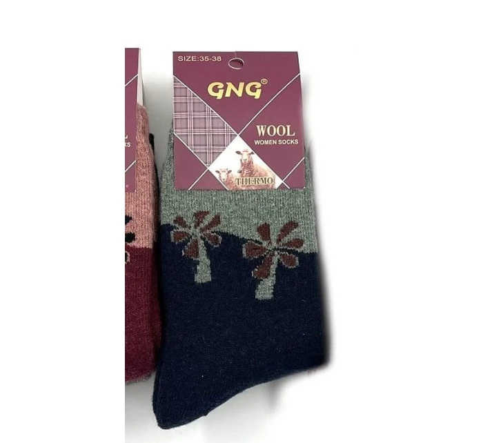 003 Dámské ponožky Angora model 21393568 3542 - WiK