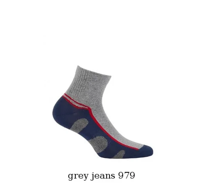 Pánské kotníkové ponožky Wola W 94.1N4 Ag+