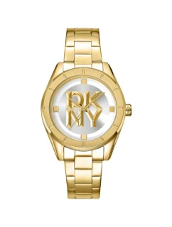 DKNY Chambers Midi Gold dámské hodinky DK1L016M0065 + BOX