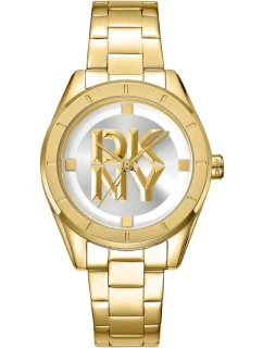DKNY Chambers Midi Gold dámské hodinky DK1L016M0065 + BOX