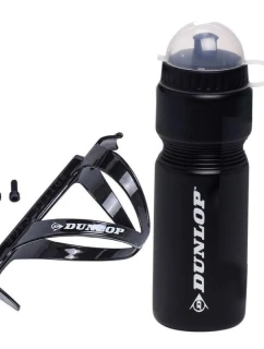 LÁHEV NA KOLO DUNLOP 750 ML S KOŠÍKEM ČERNÁ