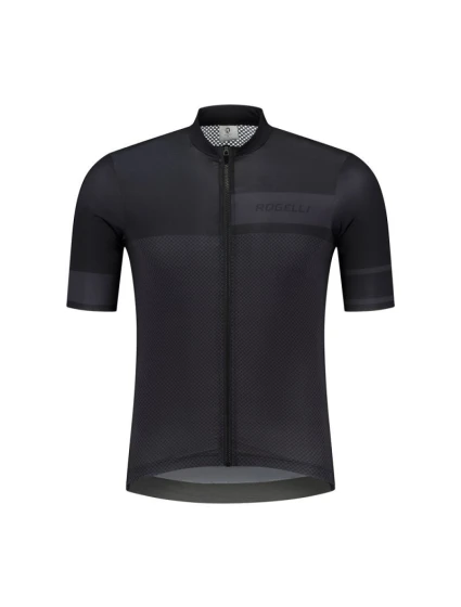 Rogelli pánský dres BLOCK černý M Rogelli pánský dres BLOCK černý M