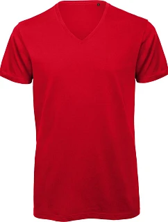 B&C Inspire V T /men_° Pánské tričko s výstřihem do V model 22483663 red