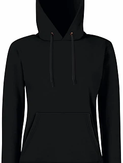 Fruit of the Loom Classic Lady-Fit Hooded Sweat Dámská mikina s kapucí 16.2038 black