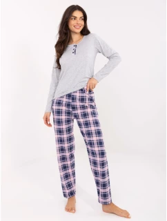 Pyžamo DU PI FP 004.03 šedé