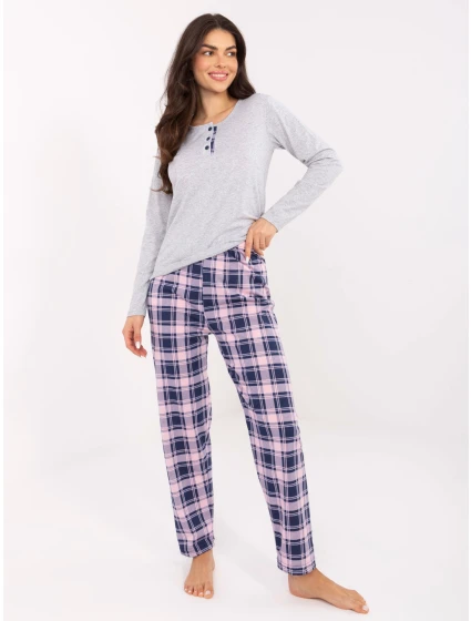 Pyžamo DU PI FP 004.03 šedé