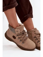 Zateplené dámské trapery Zenaya – béžové