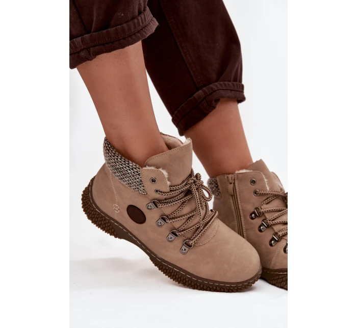 Zateplené dámské trapery Zenaya – béžové