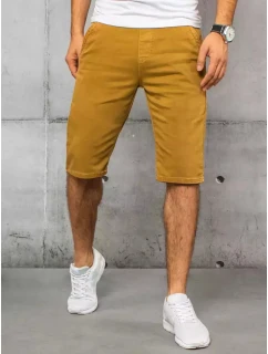 Pánské hořčicové džínové šortky Dstreet SX1434