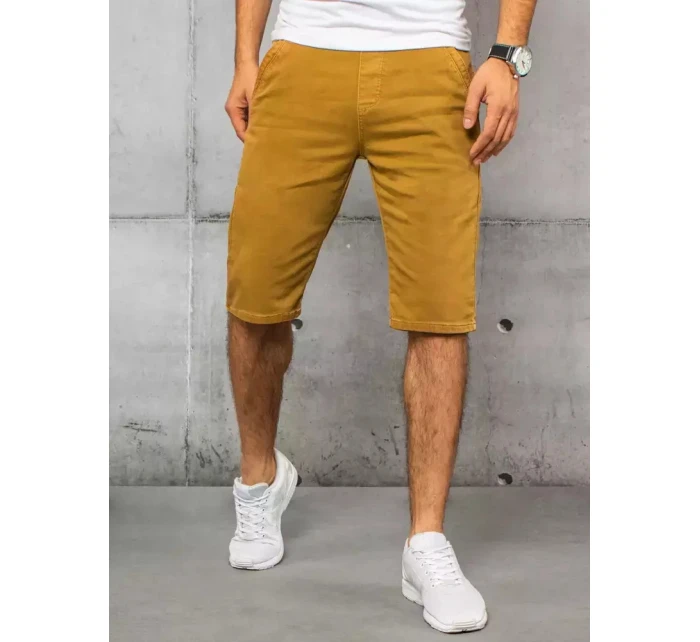 Pánské hořčicové džínové šortky Dstreet SX1434