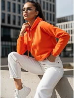 Dámská mikina POLINA oranžová FashionStreet BY1142