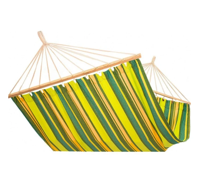 ZAHRADNÍ HOUPACÍ SÍŤ PRO 2 OSOBY 200X150 CM S TYČÍ 1052724