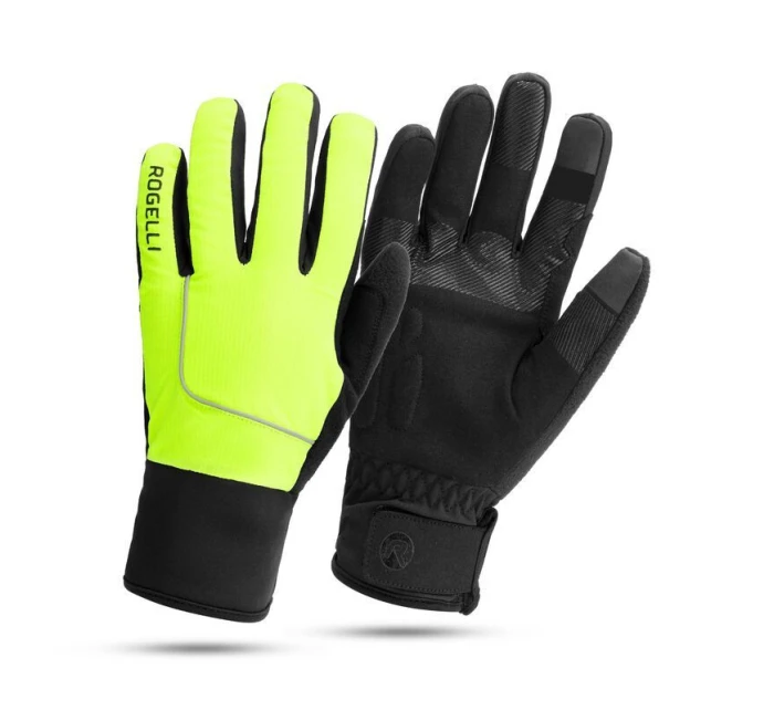 Rogelli rękawiczki zimowe ESSENTIAL fluor 3XL