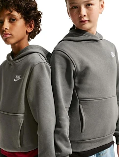 Dětská mikina Nike Sportswear Club Fleece, šedá, FD3000 289