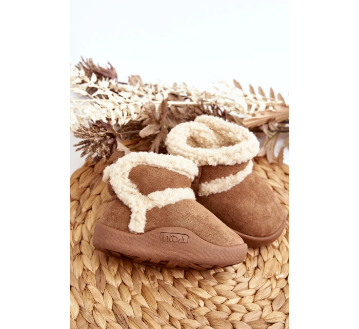 Dětské Sněhule Na Suchý Zips Camel Unitia