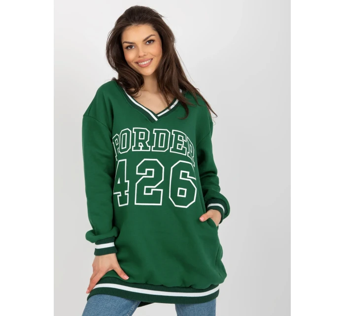 Mikina EM BL 776.19 tmavě zelená