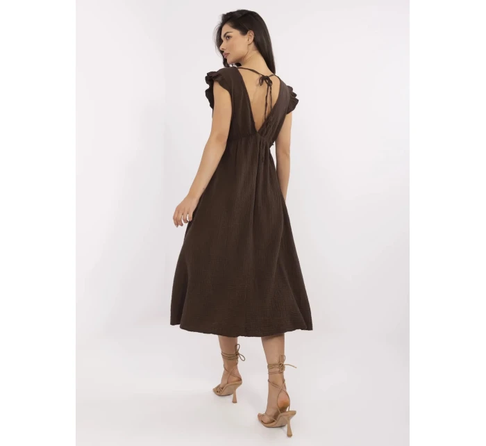 Sukienka MI SK model 21133024 brązowy - FPrice