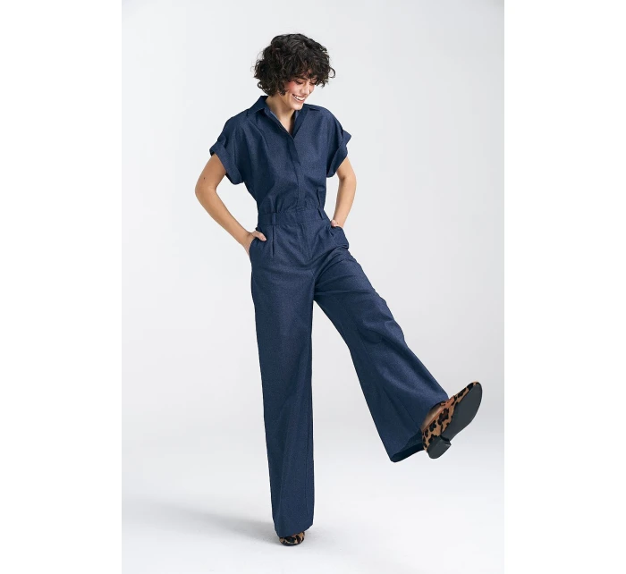 Dámský overal KM35 tmavě modrý - Nife Dámský overal KM35 tmavě modrý - Nife